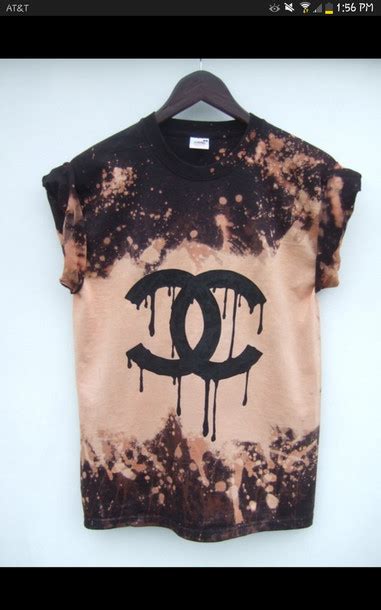 chanel bleached t shirt|chanel online shopping.